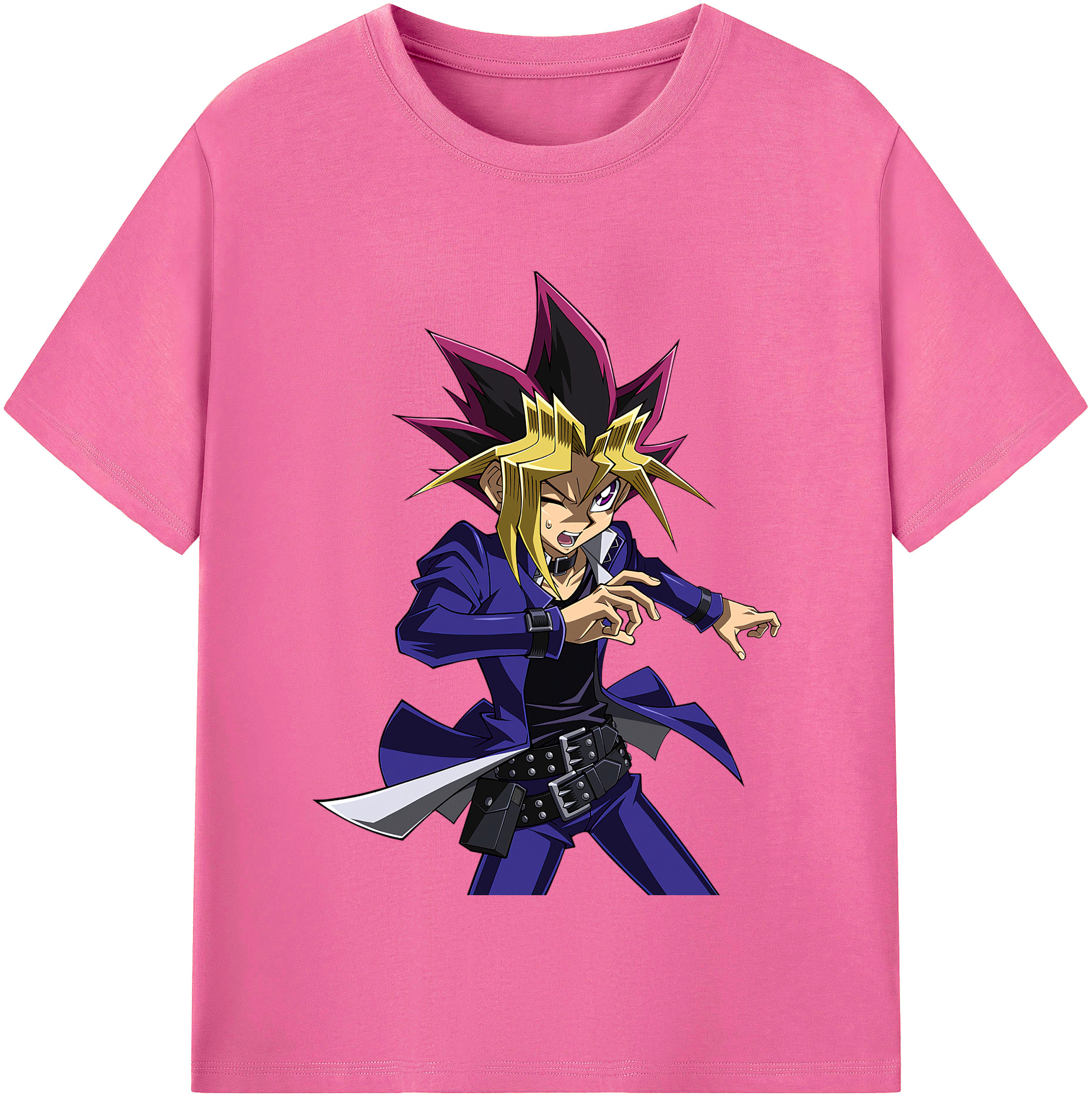 （画像用） 遊☆戯☆王 Yu-Gi-Oh! レディースカジュアルプリントTシャツ（綿100％）